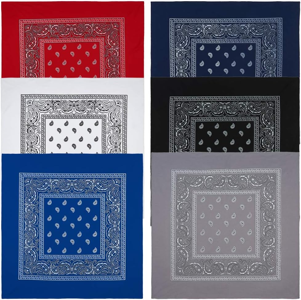 Quick Dry Cooling Bandanas for Men Women Breathable Face Cover Absorbent Soft Sweat-Wicking Bandanas (Black,White,red,Blue,Navy,Gray) (Black,nav,White)