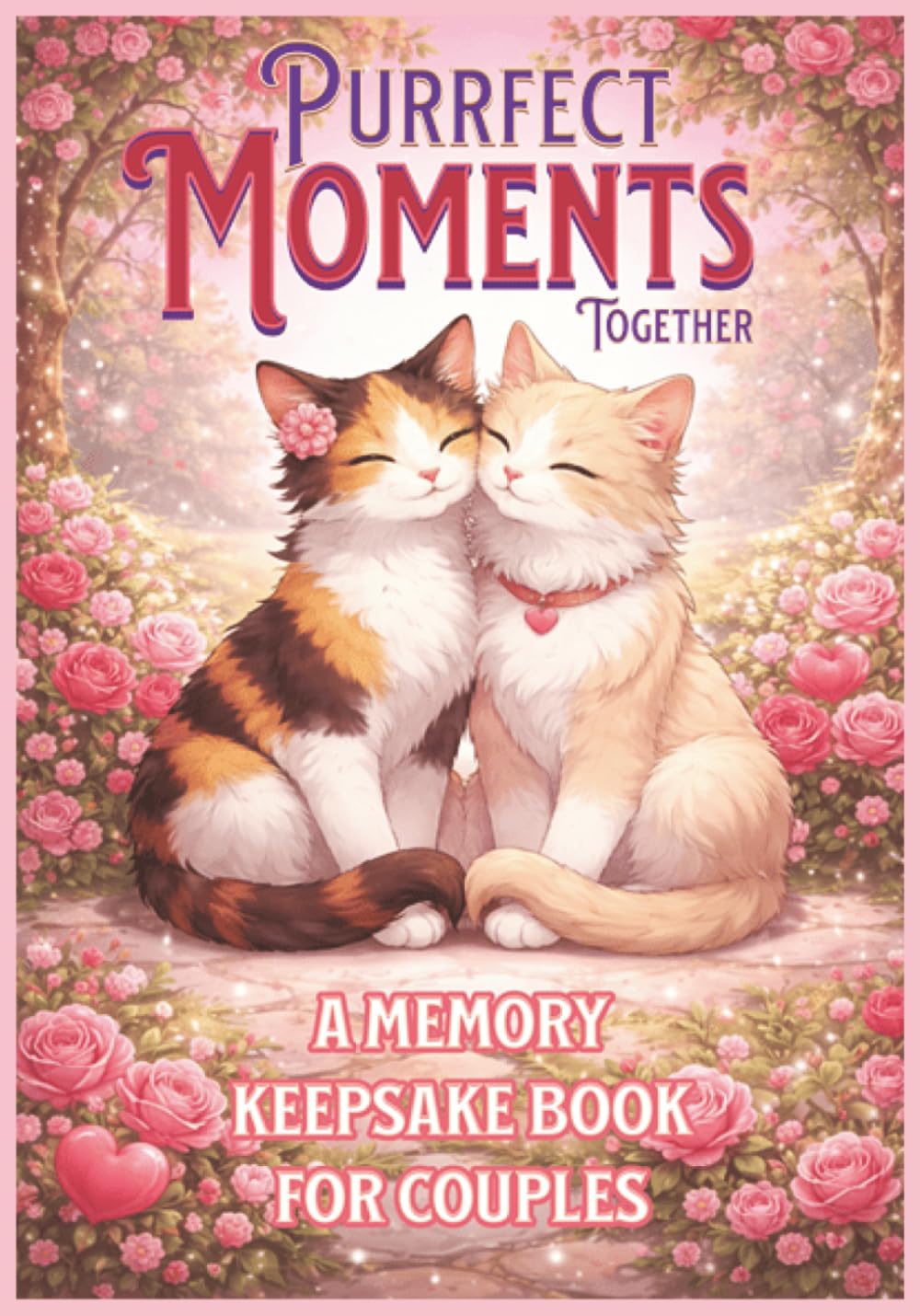 Purrfect Moments Together, A Memory Keepsake Book For Couples: Guided Keepsake For Couples To Record Important Moments In Your Lives | Perfect ... | Added Scrapbooking Pages | Sapphic/WLW Gift