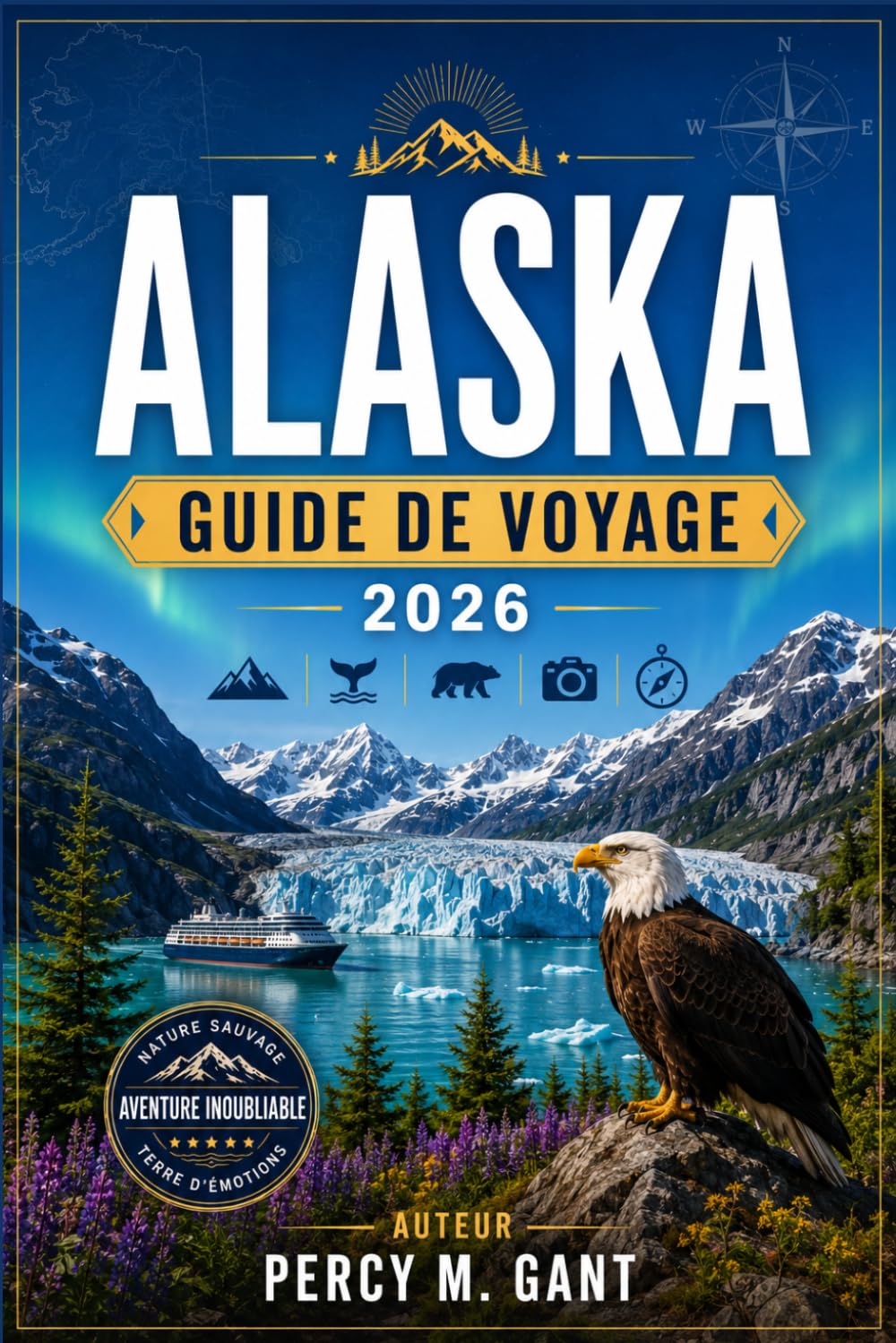 ALASKA GUIDE DE VOYAGE 2026: Du Denali au Passage Intérieur, découvrez les parcs nationaux, les glaciers, la faune et la culture de l'Alaska.