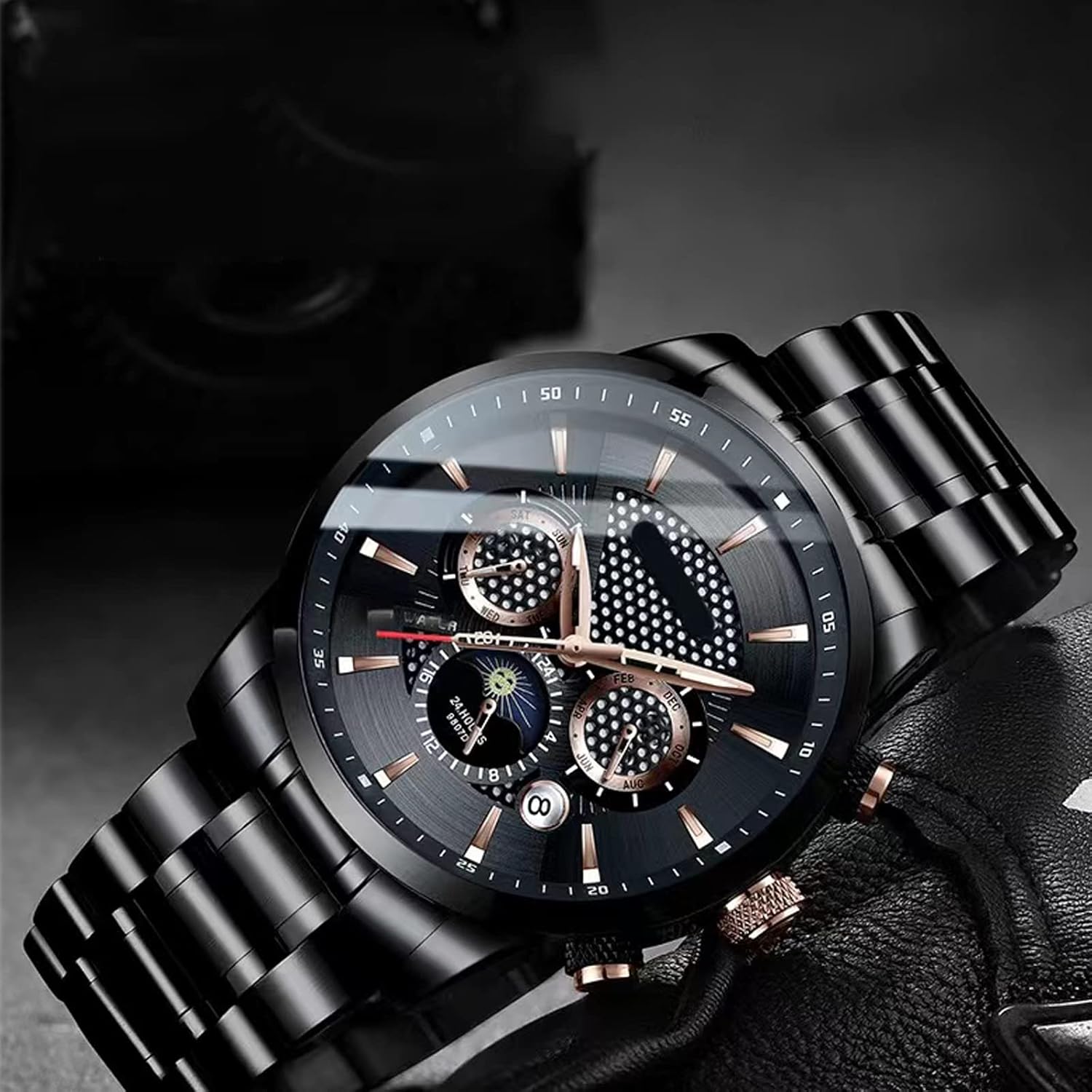 Stainless Steel Watch Band 14mm 15mm 16mm 17mm 18mm 19mm 21mm 20mm 22mm 23mm 24mm Universal Metal Watch Strap Smartwatch Replacement Band Men Women fit Most Traditional Watches - Image 8