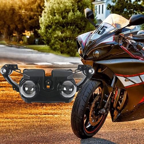 Miniatura 9 de Faro delantero para motocicleta, lámpara de montaje de faro delantero compatible con Yamaha YZF1000 R1 2009 2010 2011 YZF-R1 09 10 11