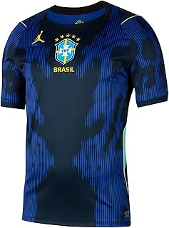 remera de fútbol Brasil 2026 visitante Jordan Dri-FIT IU1072-417 masculino