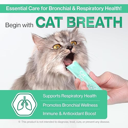 Miniatura 5 de Doctor By Suplementos Bronquiales para el Aliento de Gatos Tratamiento para Estornudos de Gatos Asma Resfriado Tos Alivio Nasal Apoyo Respiratorio e