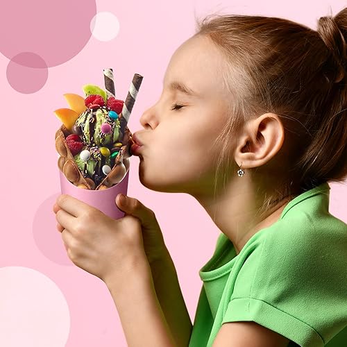 Miniatura 3 de Amyhill 200 unidades de soporte para papas fritas de 14 onzas, tazas de charcutería, desechables, para llevar, tazas francesas, cajas de papel