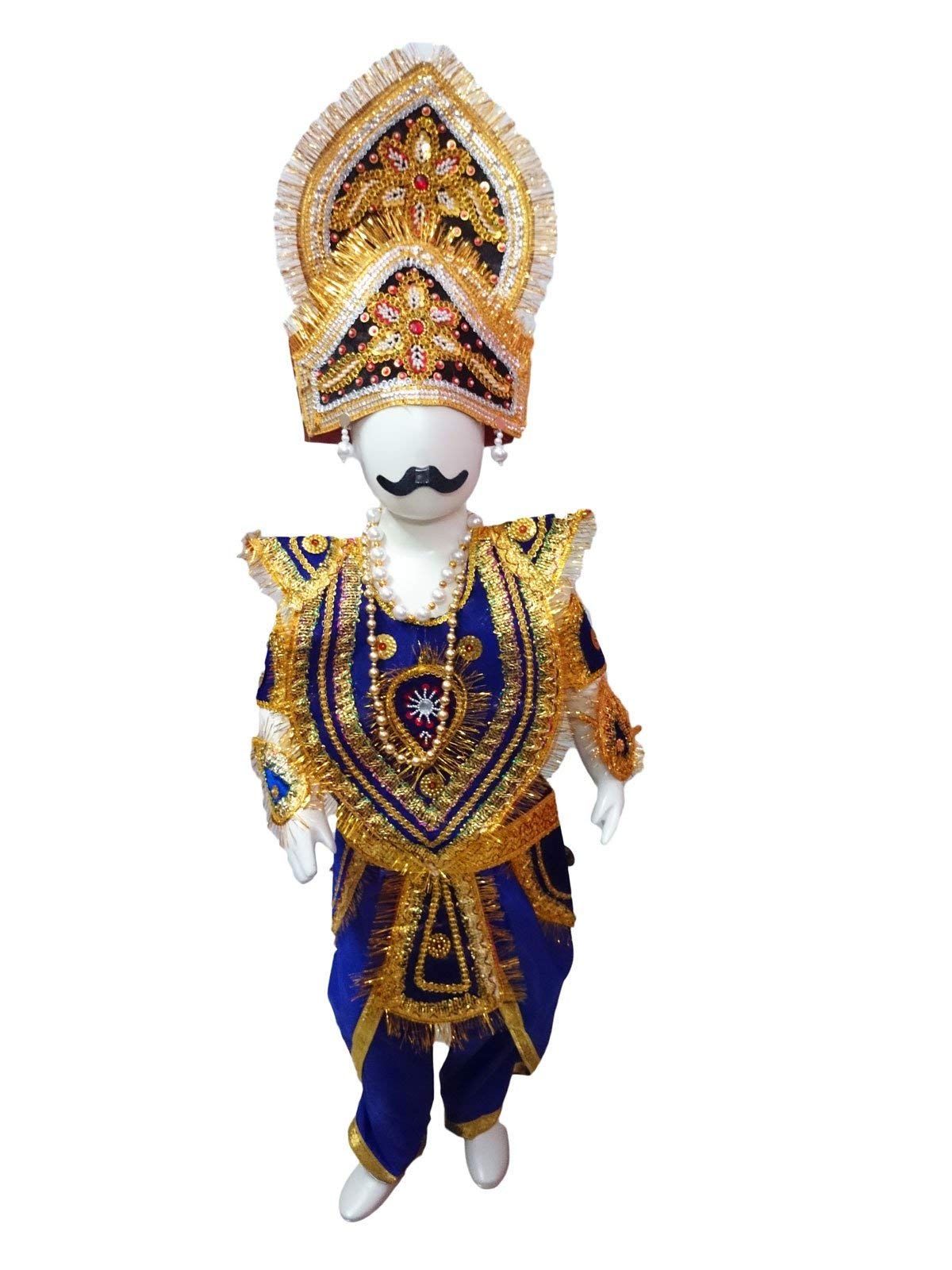 BookMyCostume Meghnath (Meghnad) Indrajit Evil Ramayana Ramlila Kids & Adults Fancy Dress Costume without Sword 3-4 years (B08KT8TMWW) Amazon Price History, Amazon Price Tracker