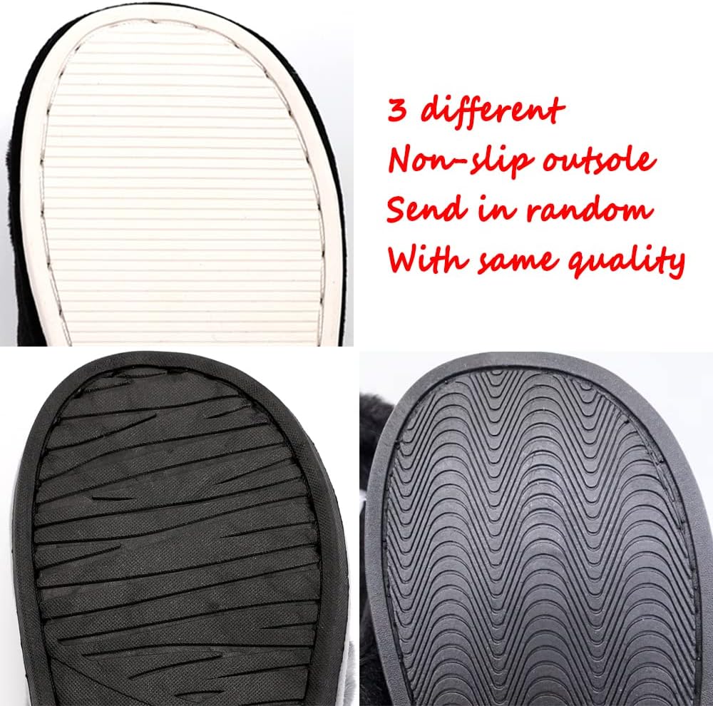 TITTOK Spooky Slides Halloween Slippers Jack O Lantern Pumpkin Soft Plush Cozy Open Toe Indoor Outdoor Fuzzy Slippers Gifts For Girls Women Girlfriend Men - Image 6