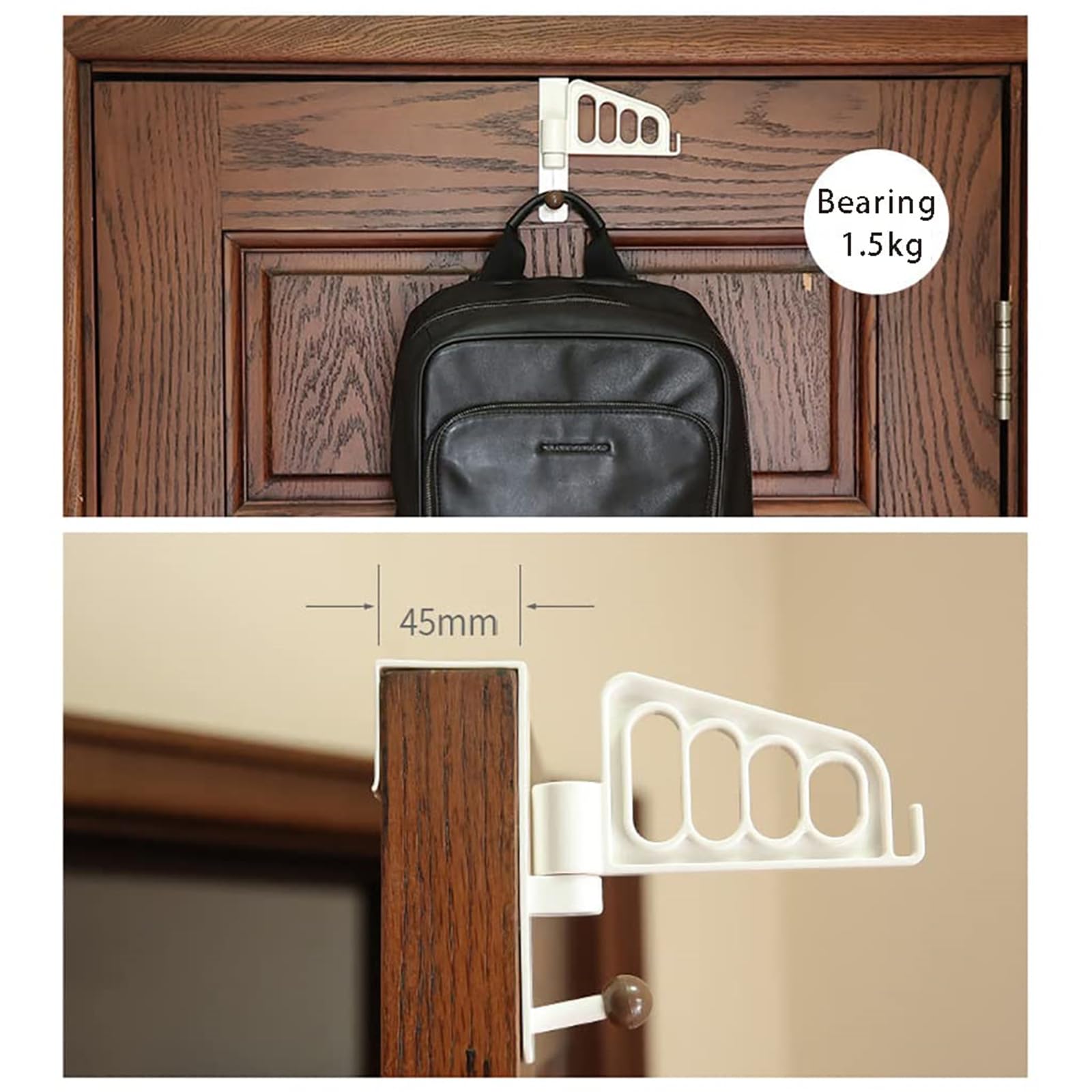 Zenithia Ganchos Para Puerta,Colgador Para Puertas,Gancho De Puerta Ahorro De Espacio,Percheros Puerta,Perchero Puerta Dormitorio,Percheros Puerta Habitacion,Para Colgar Ropa,Toallas,Bolsos