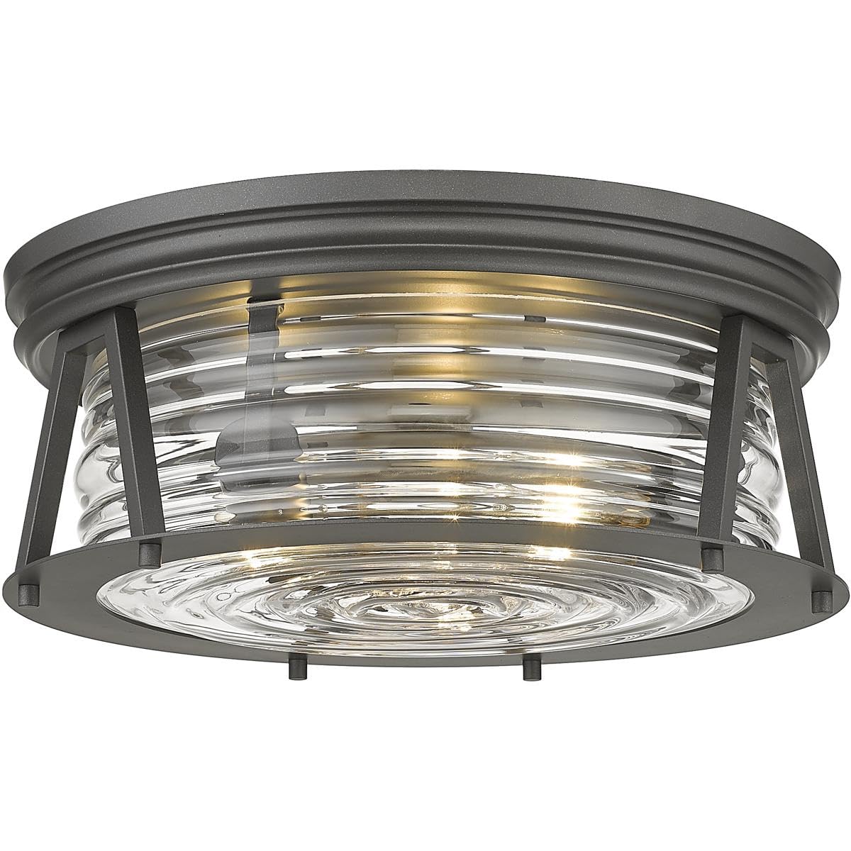 Z-Lite 3 Light Flush Mount 491F3-BRZ
