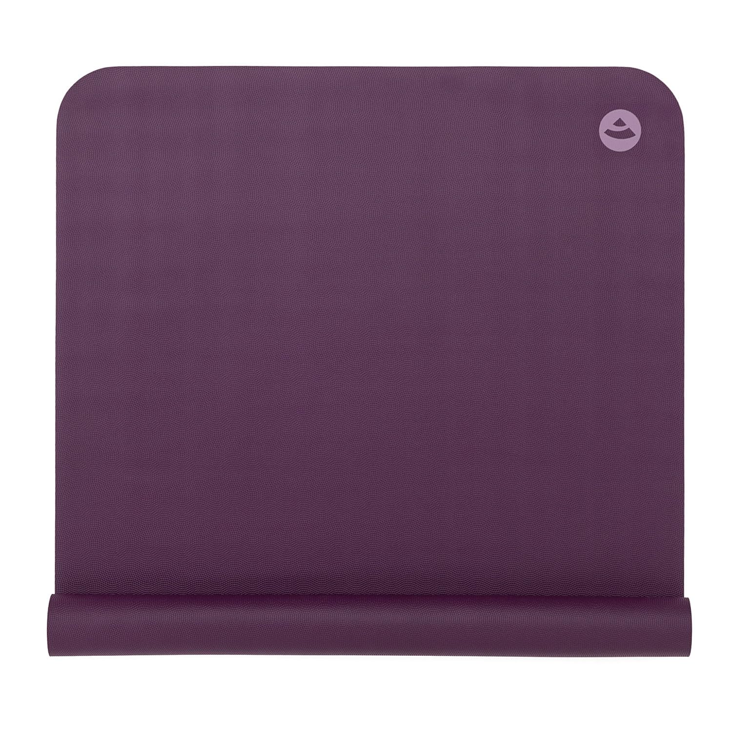 Tappetino da yoga da viaggio Ecopro Travel, estremamente antiscivolo, 1,3 mm, leggerissimo e pieghevole, in gomma naturale, colore: viola
