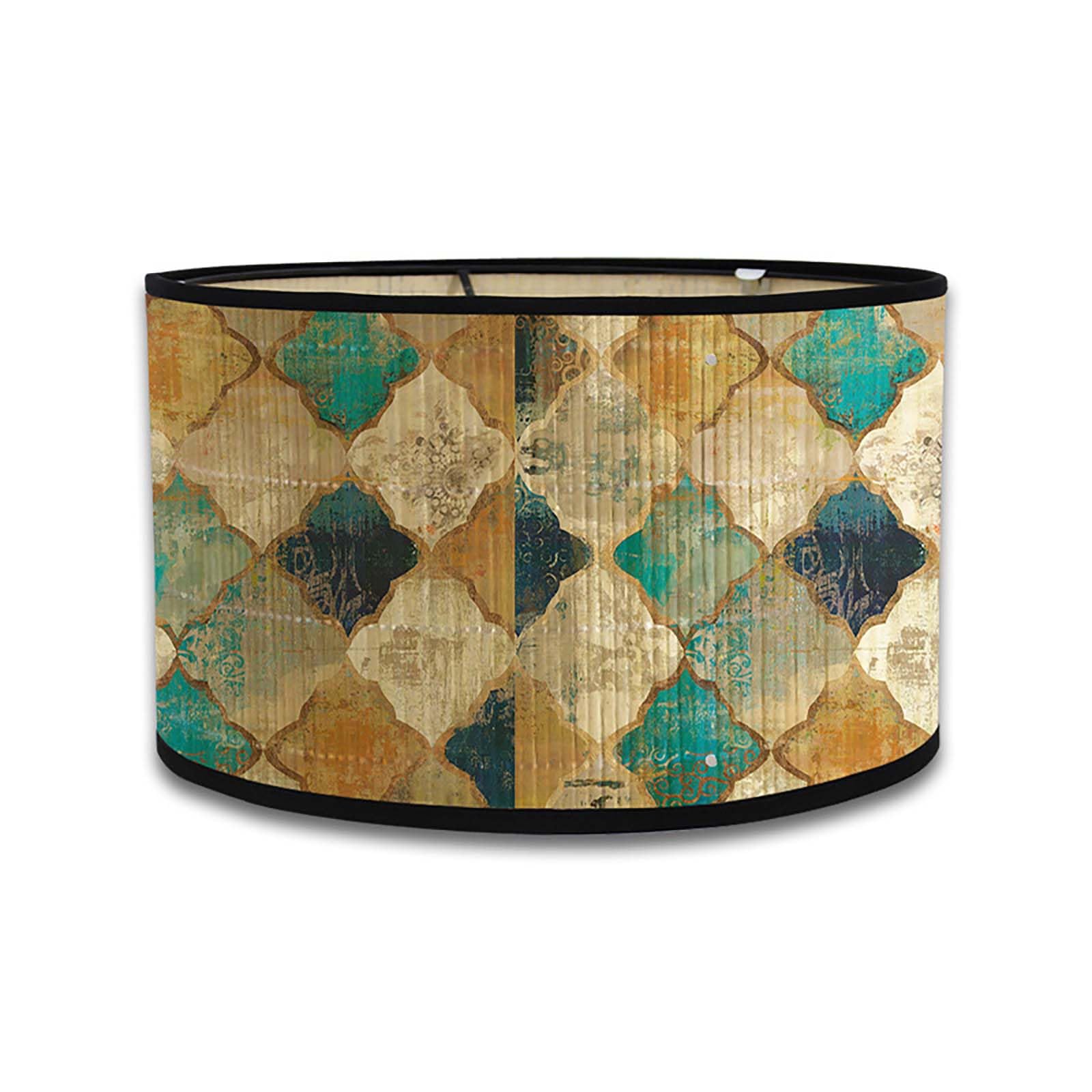 Tebeu88 Style 28 Retro Bamboo Lampshade, Round Drum Shaped Lampshade For Tables Or Chandeliers, Suitable For Simple Ceiling Chandeliers In Living Rooms, Bedrooms, Corridors, And Reading Rooms (Style 28)