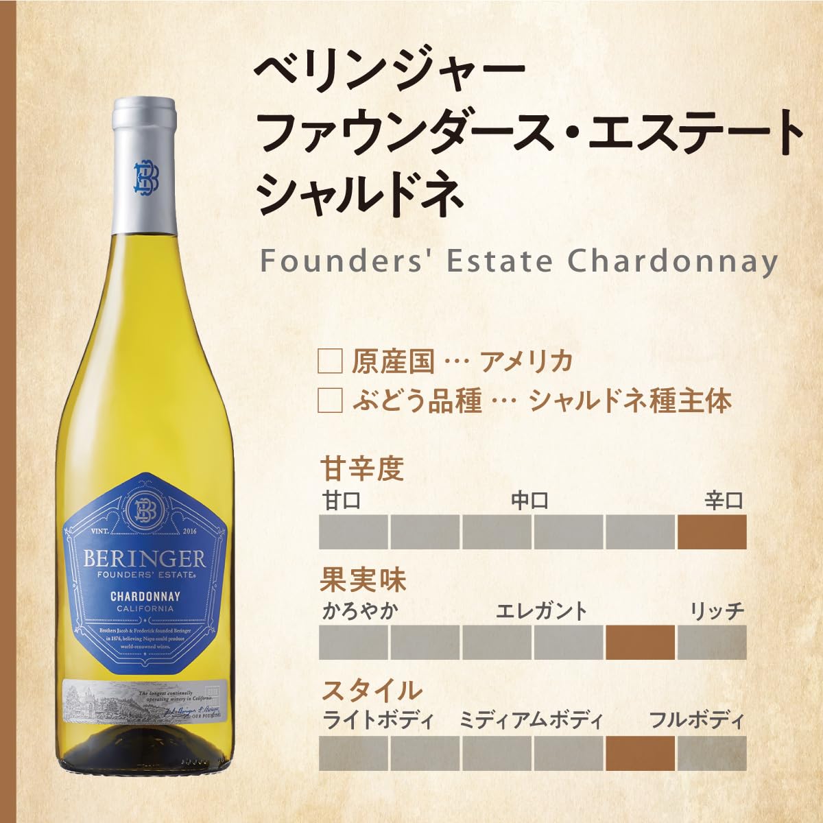Altos Ibéricos 赤ワイン3本 & Beringer シャルドネ1本 Amazon.co.jp: ベリンジャー ファウンダース・エステート・シャルドネ