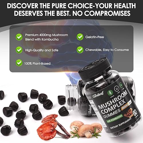 Miniatura 8 de Gomitas veganas Ashwagandha con gomitas de hongos