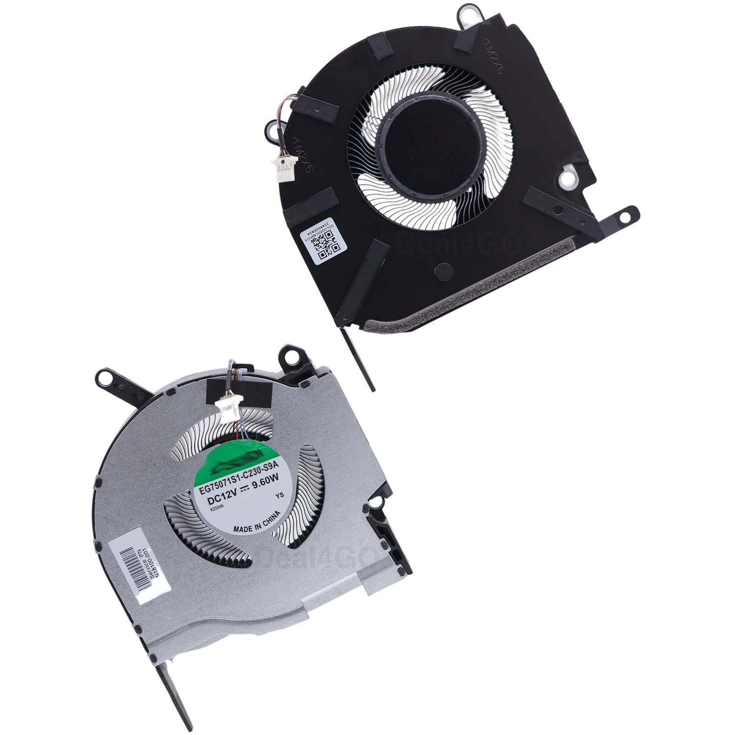 Deal4GO 12V 80W CPU & GPU Graphics Cooling Fan N14087-001 Replacement for HP Omen 16-K 16-N 16T-K000 16-K0023DX with RTX 3060 3070