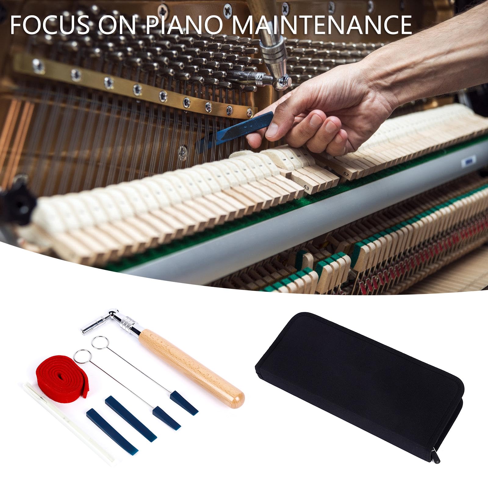 Set Completo Accessori Per Accordatore Pianoforte Include Strumenti Essenziali Un Set Strumenti Occasioni Accordatura Professionale