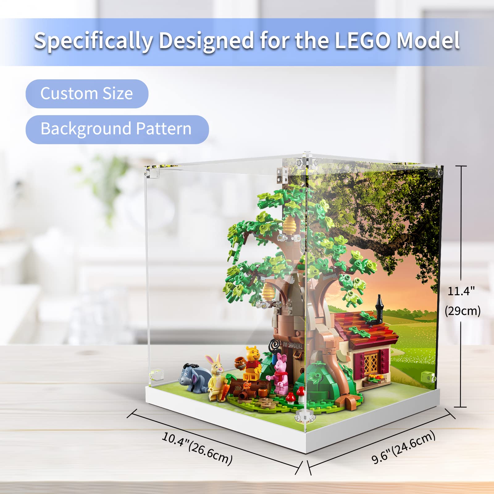 ガラスのケース Amazon.com: PIPART Acrylic Display Case for Lego 21326 Winnie The