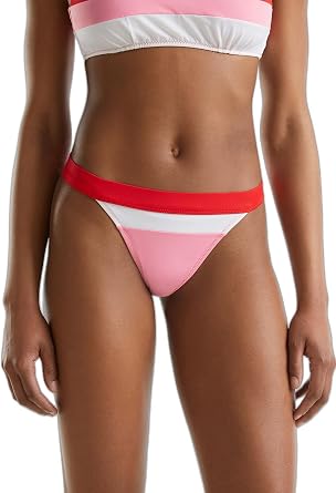 United Colors of Benetton Renk Bloklu Brezilya Modeli Normal Bel Bikini Alt  Bikini Kad n