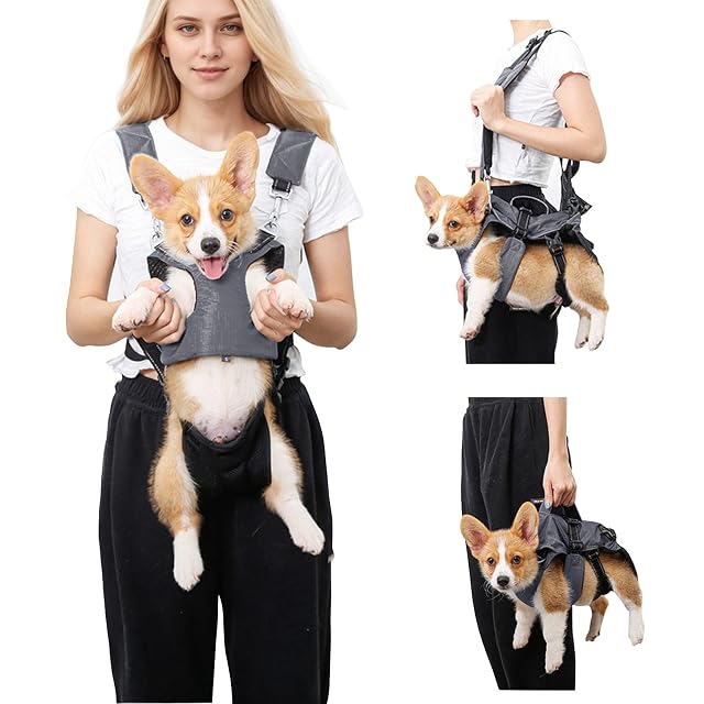PETCUTE Mochila Portadora de Mascotas,Cómodo Mochila Bolso para Perros,Bolsa de Transporte para Mascotas…