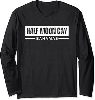 Half Moon Cay Bahamas Souvenirs Long Sleeve T-Shirt