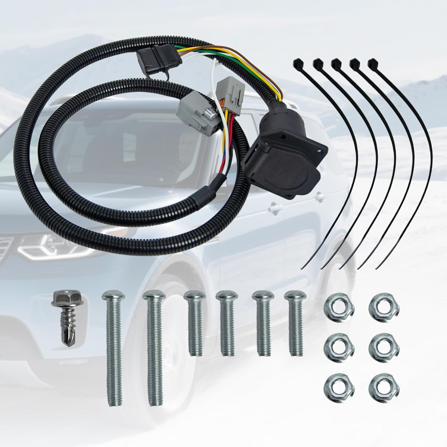 Trailer Wiring Kit VPLAT0013 Compatible with Land Rover LR4 (2010-2013)