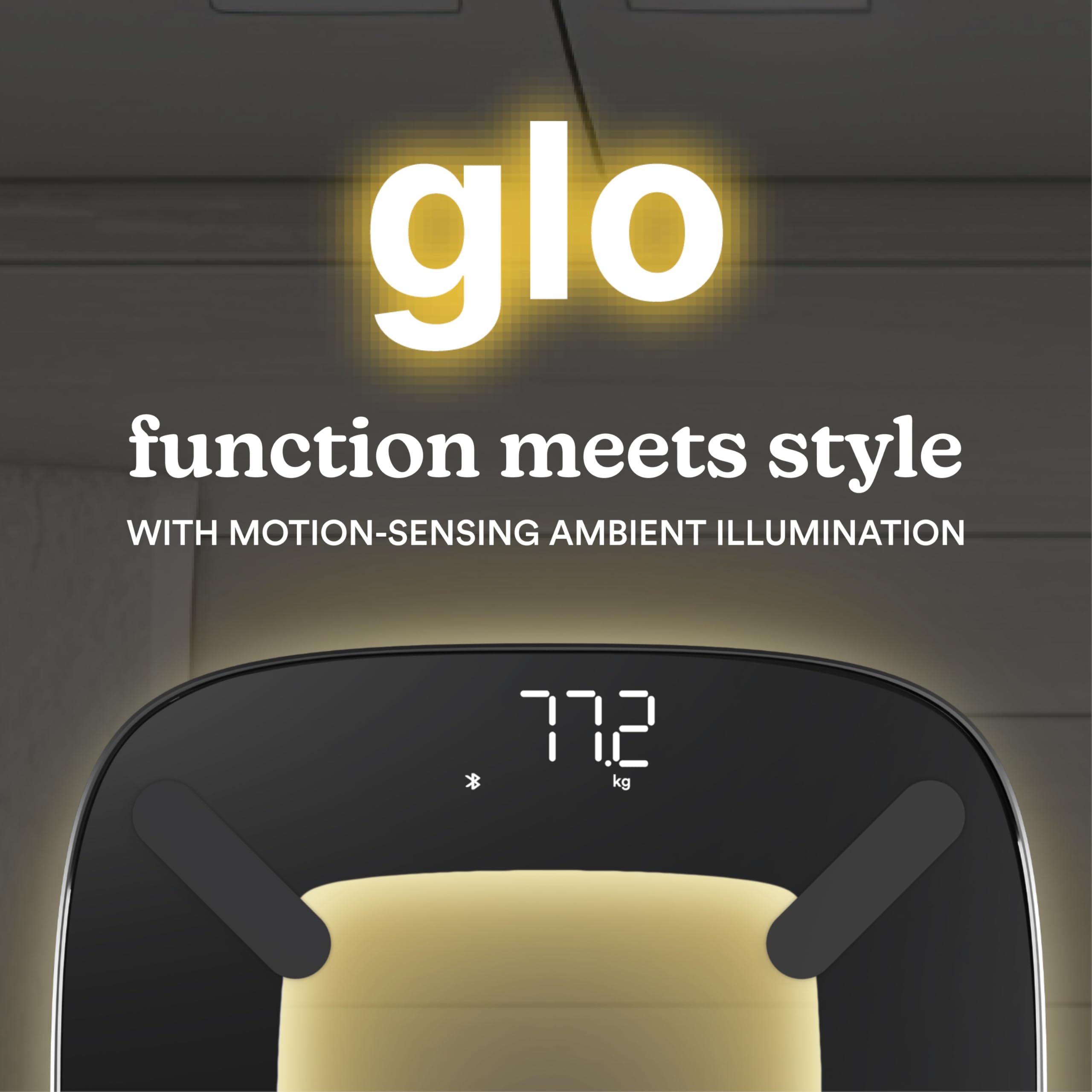Homedics glo Body Analyser Pèse-Personne, Veilleuse LED