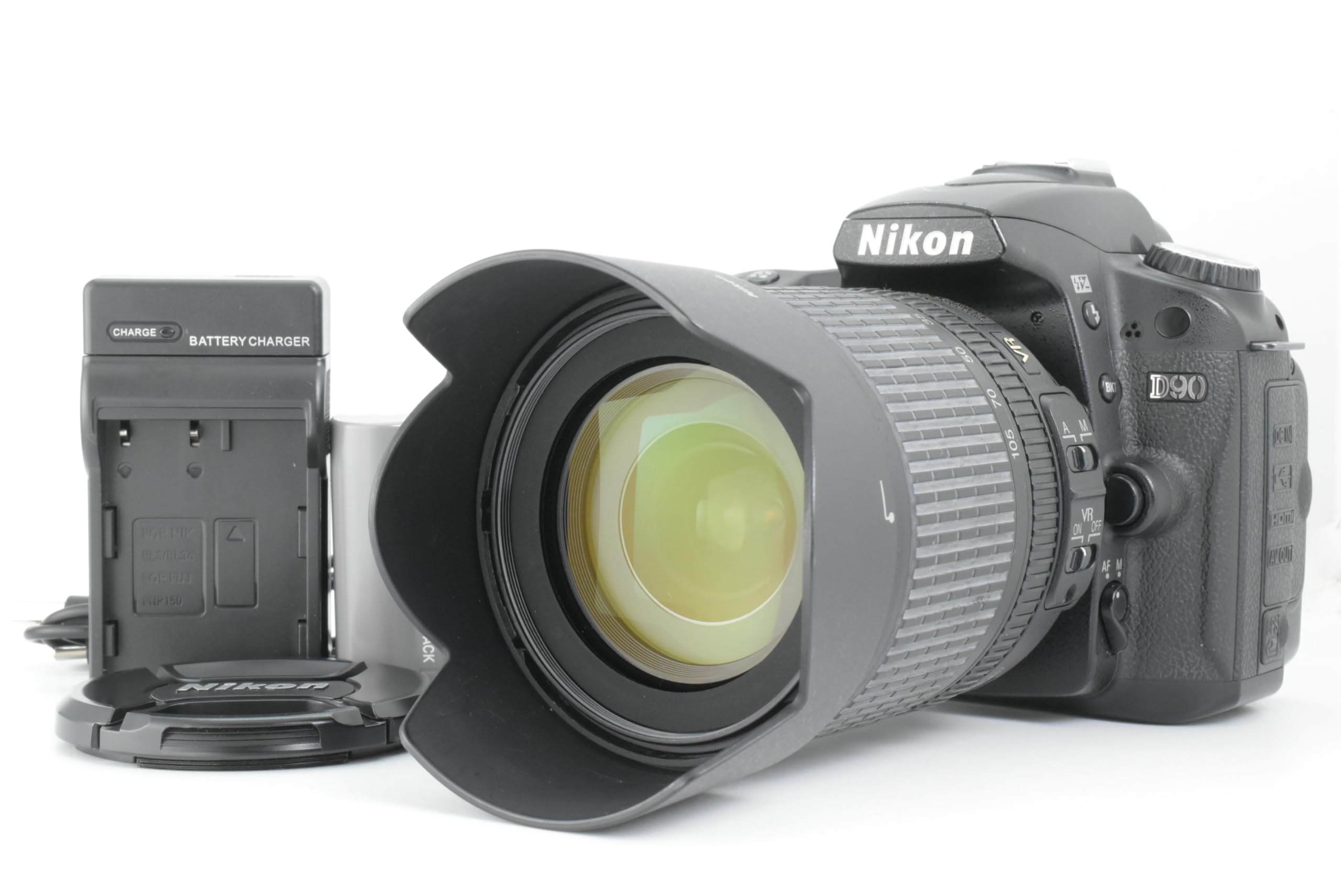 Nikon D90 12.3MP DX-Format CMOS Digital SLR Camera with 18-105 mm f/3.5-5.6G ED AF-S VR DX Nikkor Zoom Lens (OLD MODEL)