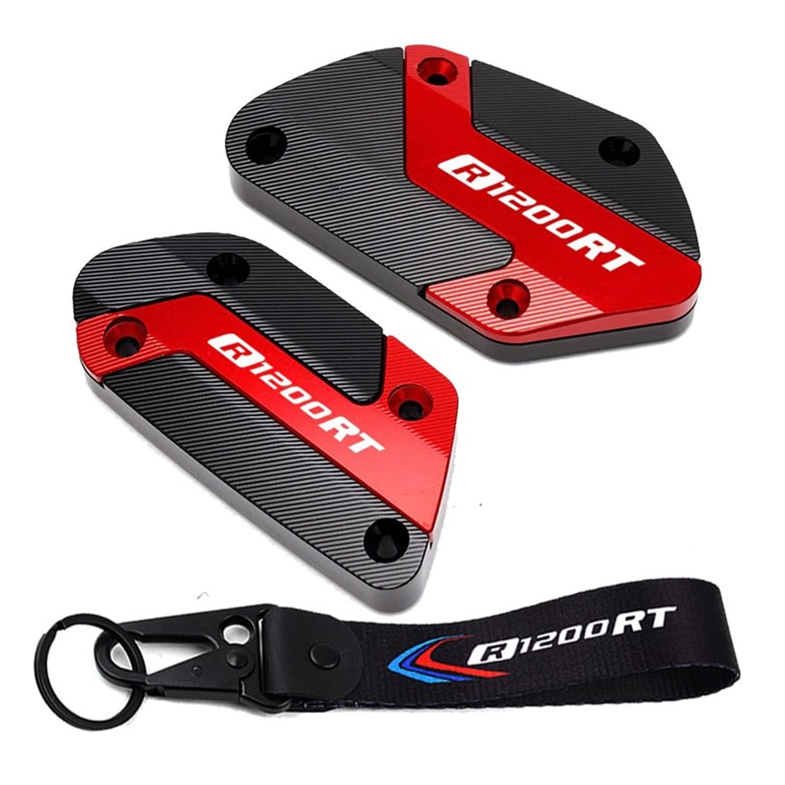 Bouchon réservoir frein avant rouge alu CNC pour BMW R1200RT 2014-2018