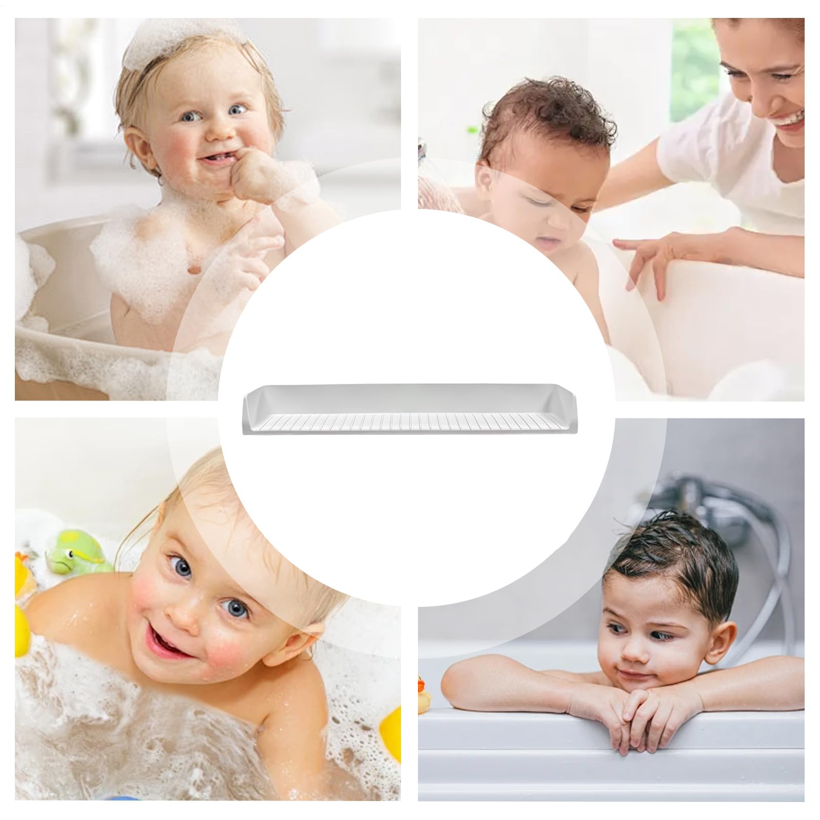 Protector De Salpicaduras De Bañera Con Ventosas De Silicona Estante de | Para Hogares, Cuidadores Y Guarderías En Baños Y Duchas Infantiles