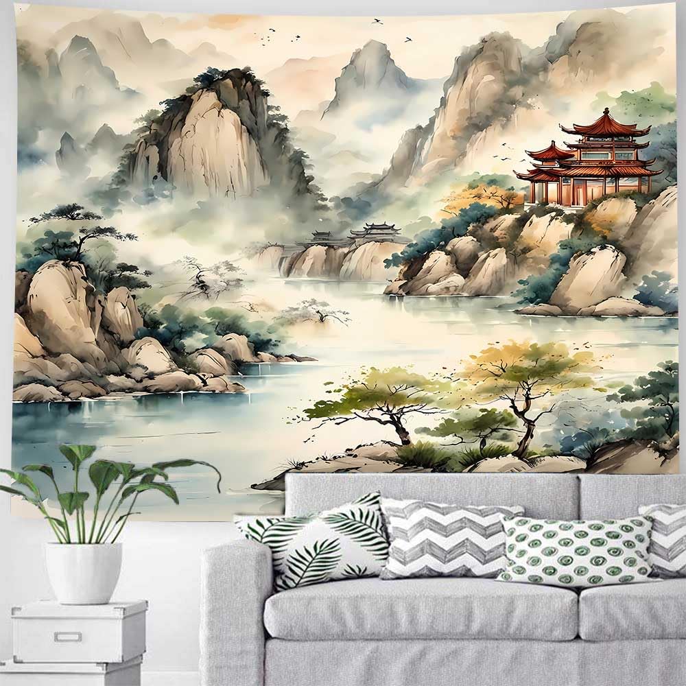 Amazon.co.jp: NTERC 風景タペストリー 日本の風景画 自然風景 Amazon.co.jp: NTERC 風景タペストリー 日本の風景画 自然風景