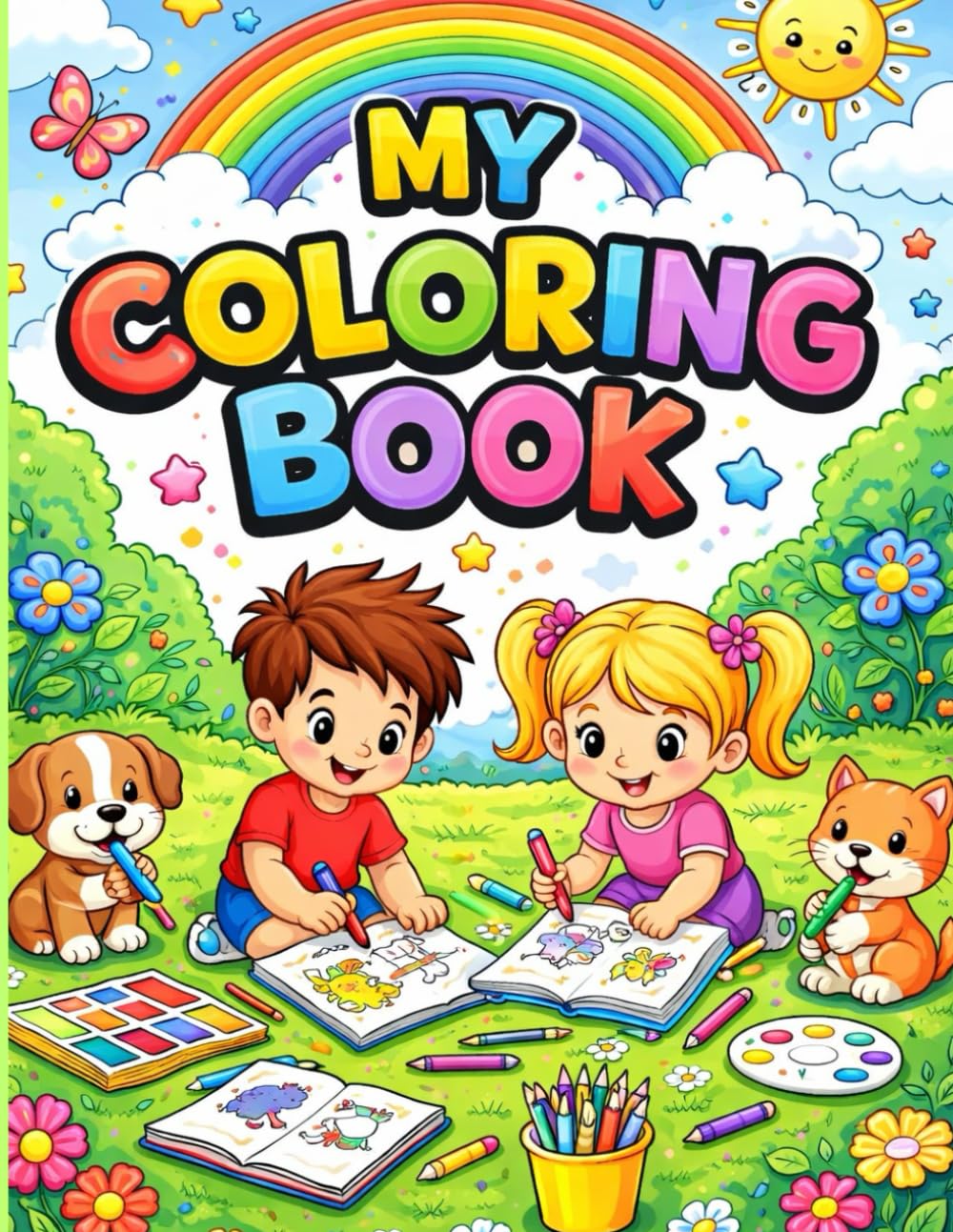 Alphabet Animal Coloring Book for Kids Ages 3–6: Fun A–Z Animal Illustrations to Color | Learn Letters, Animals & Creativity for Preschool and Kindergarten