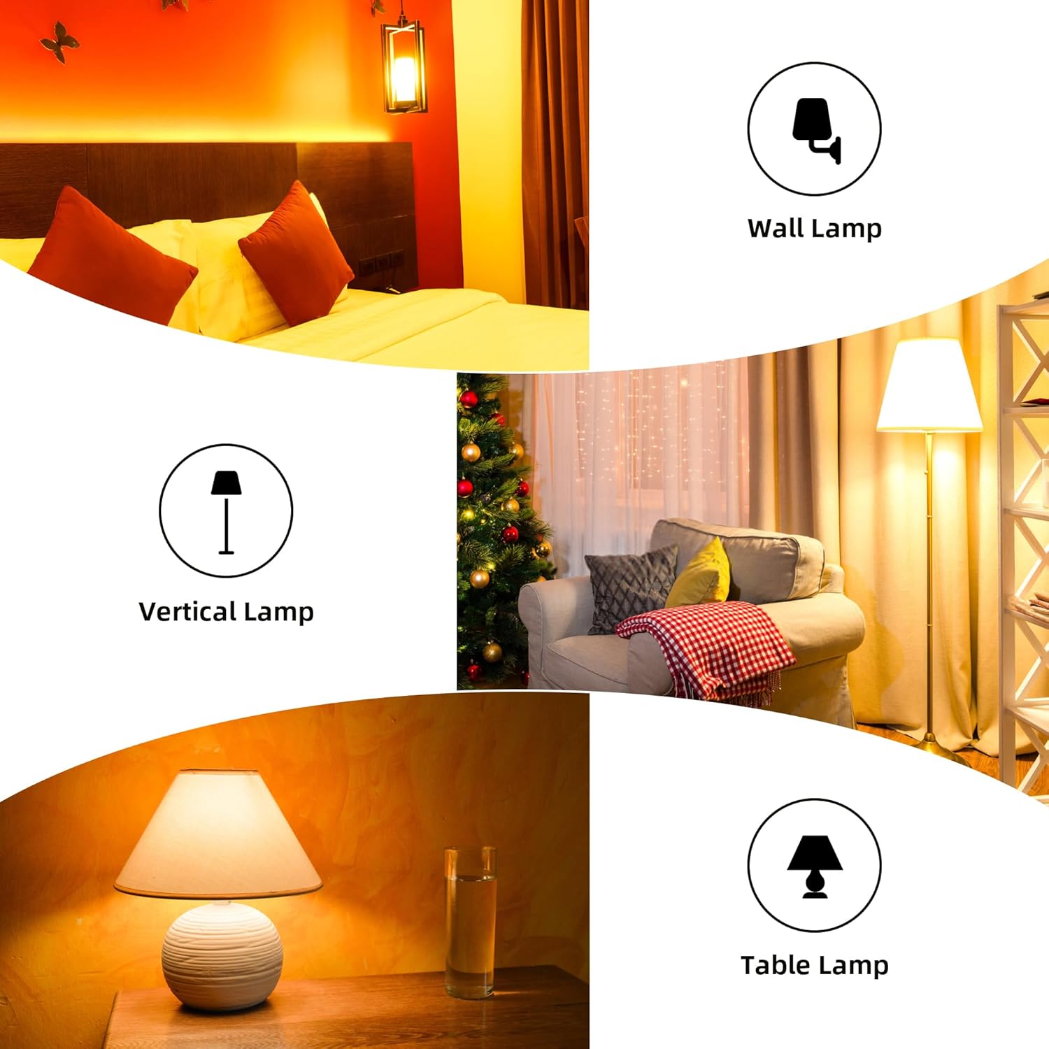 Dimmable LED 4W Globe Light Bulb,40W Equivalent E26 Standard Screw Base Small Decorative Bulb for Vanity,Bathroom,Wall Sconces,G16.5 Soft Warm 2700K 480Lumen Frosted,3 Pack