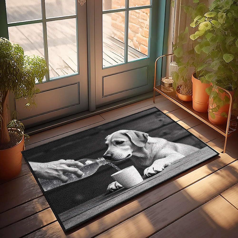 Tapis de porte intérieure pour chien et paillasson d'été pour entrée