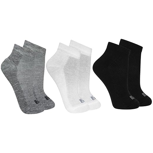 Kit 3 Pares Meia Cano Curto Trifil Algodão Respirável Esportivo Unissex