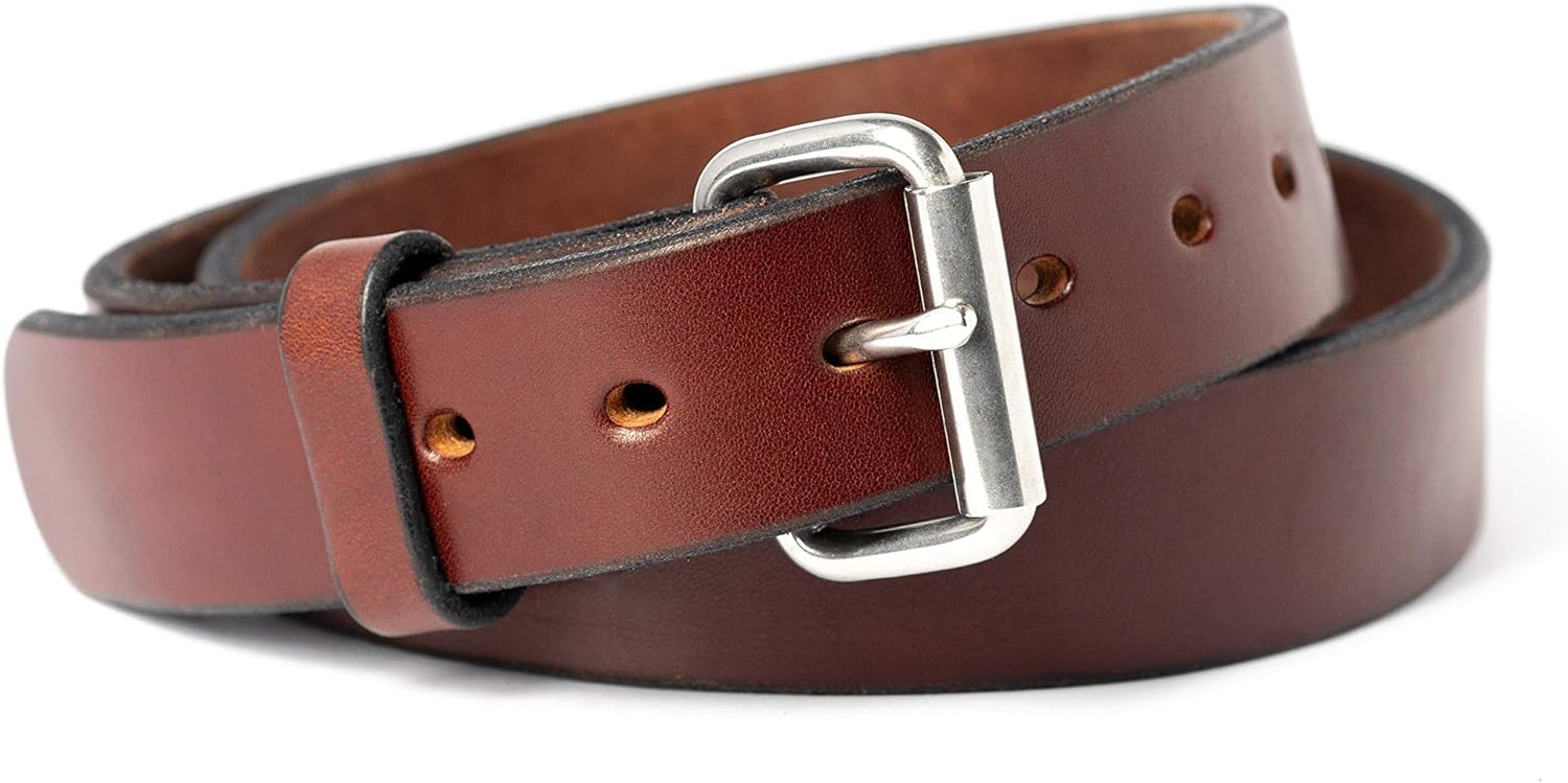 Relentless Tactical The Guardian Leather Gun Belt for Men Concealed Carry | Made in USA | 14 oz Full Grain Leather CCW Belt : Sports & Outdoors