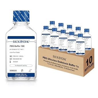 PBS Buffer 10X, Phosphate Buffered Saline Concentrate, 500mL10
