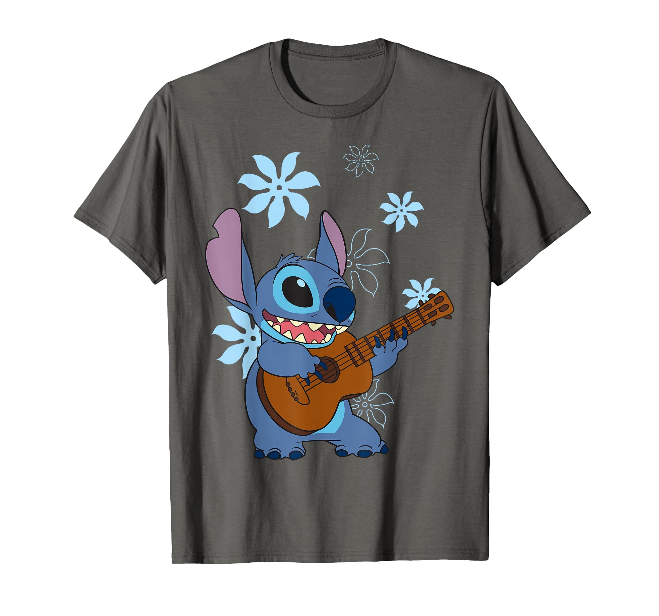Girl's Lilo &amp; Stitch Floral Ukulele Dance T-Shirt