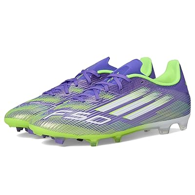 adidas F50 League Firm Ground Soccer Cleats Soccer Shoes Purple Rush/White/Lucid Lemon
