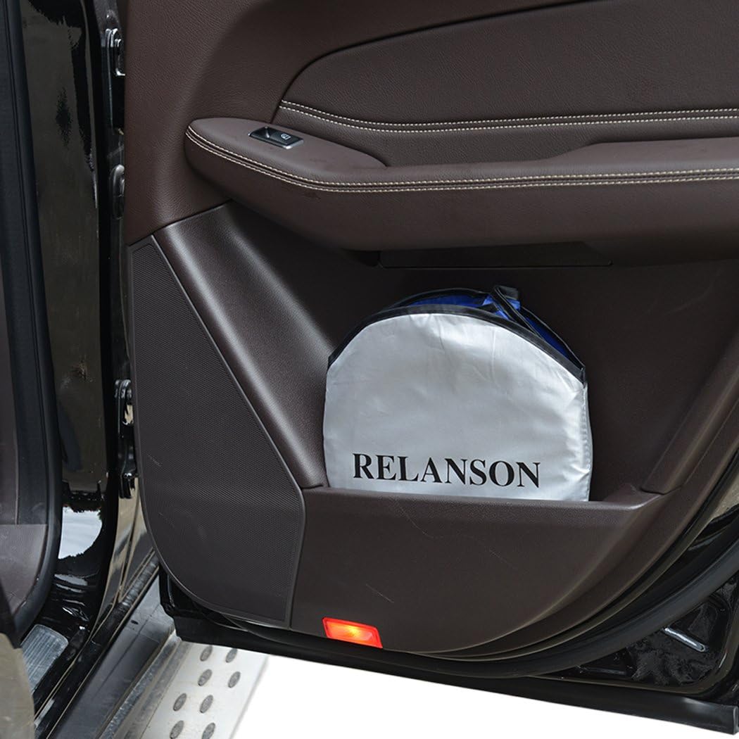 RELANSON Jumbo Sun Shade for Car Windshield Keeps Vehicle Cool-UV Ray Protector Sunshade(Standard/59" x 31.5")