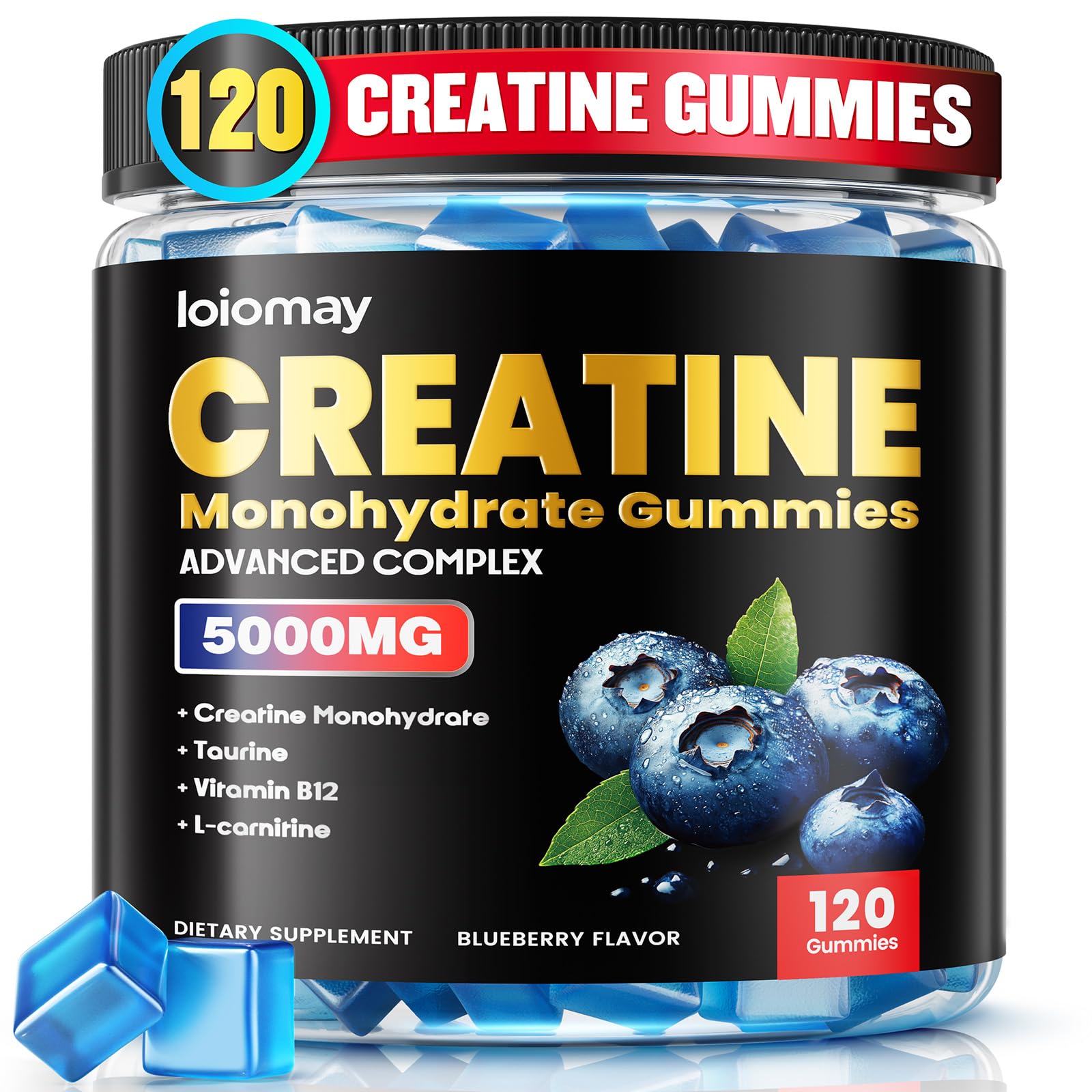 Amazon.com: Creatine Gummies for Men & Women, 5-in-1 Complex with Taurine, L -Carnitine, Vitamin B12 & B6 Support Muscle, Recovery, 5g Creatine Monohydrate Gummies Post & Pre Workout Supplements, 120 Count : Health Amazon.com: Creatine Gummies for Men & Women, 5-in-1 Complex with Taurine, L -Carnitine, Vitamin B12 & B6 Support Muscle, Recovery, 5g Creatine Monohydrate Gummies Post & Pre Workout Supplements, 120 Count : Health