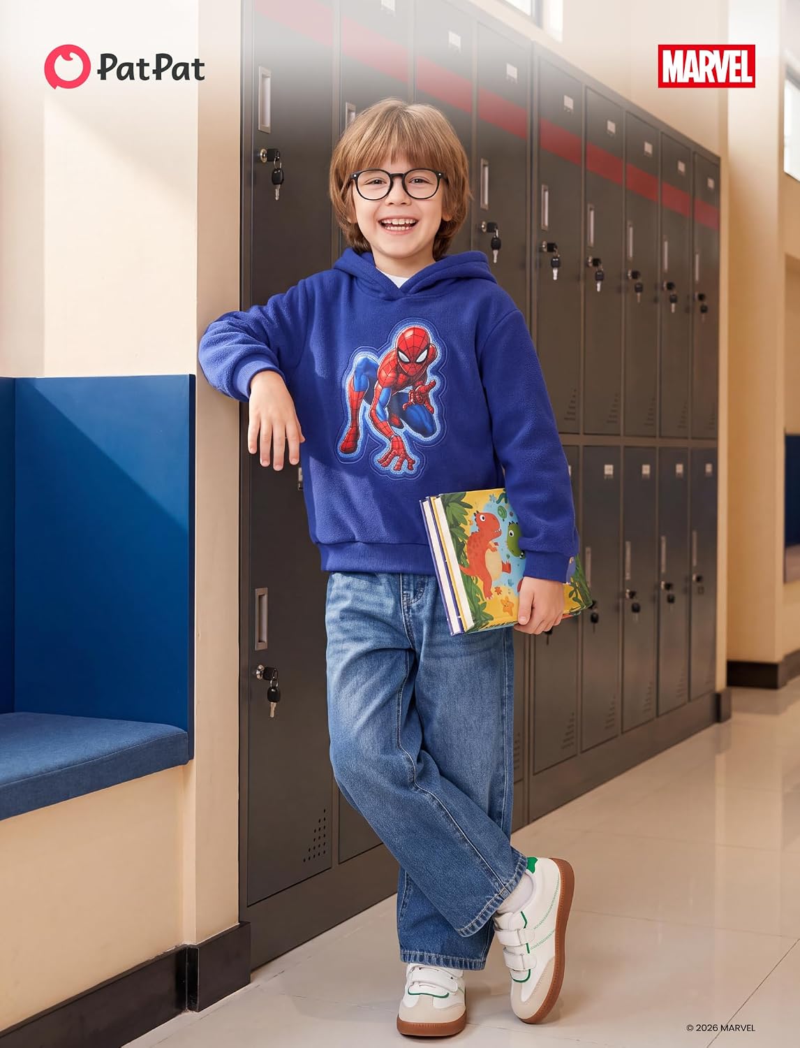 Disney Marvel Kids Hooded Fleece Sweatshirt Pullover Hoodie