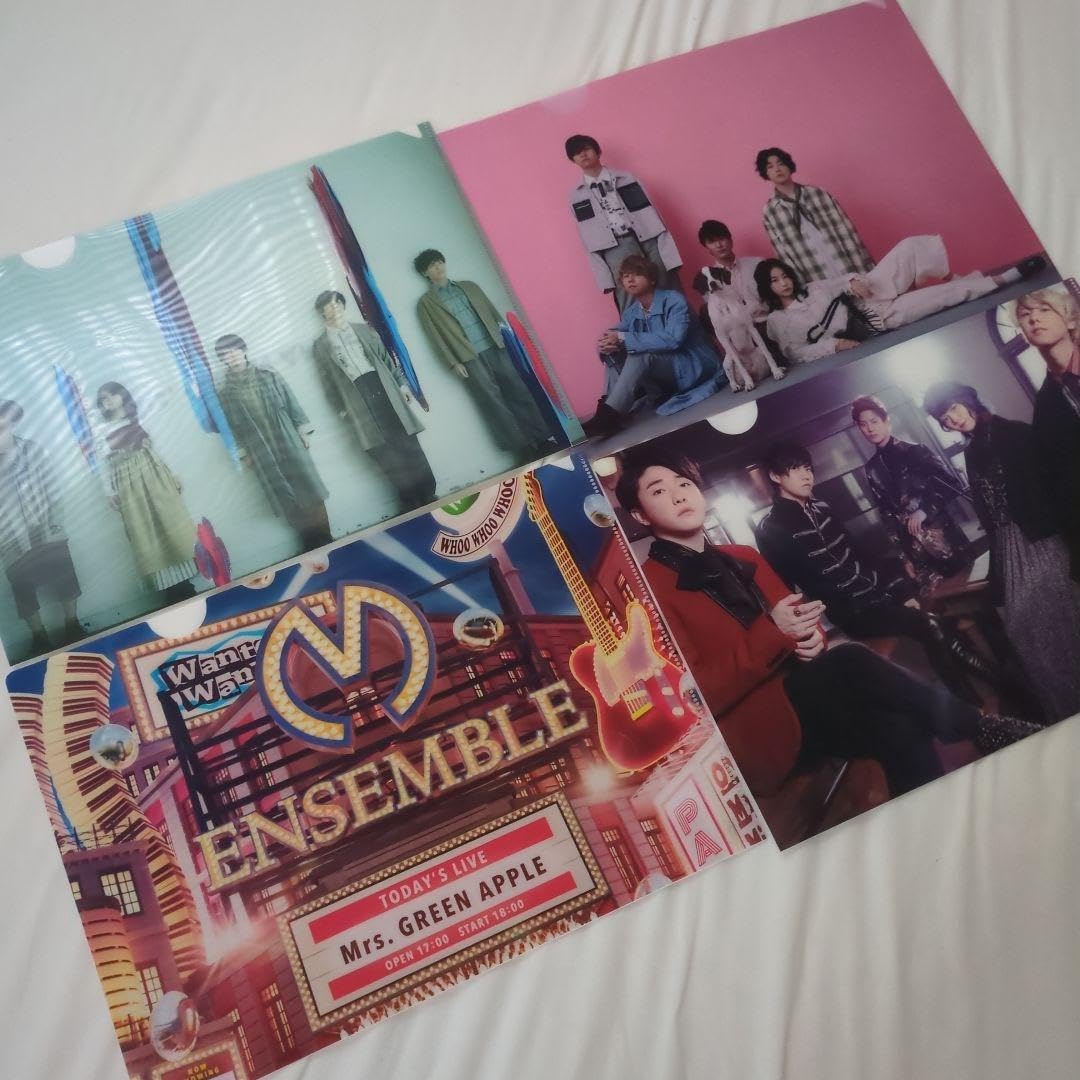 Mrs. GREEN APPLE ヘッドフォン CDプレーヤー　クリアファイル Mrs. GREEN APPLE ヘッドフォン CDプレーヤー クリアファイル Mrs