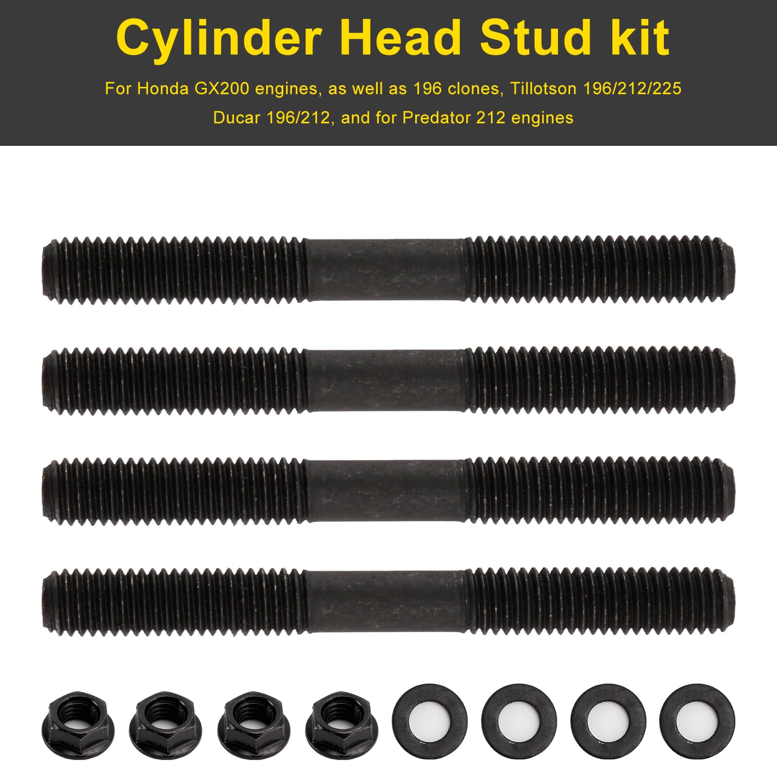 (GW価格)spicygem studs cylinder Amazon.com: Frezon Cylinder Head Stud kit Fit for Honda GX200