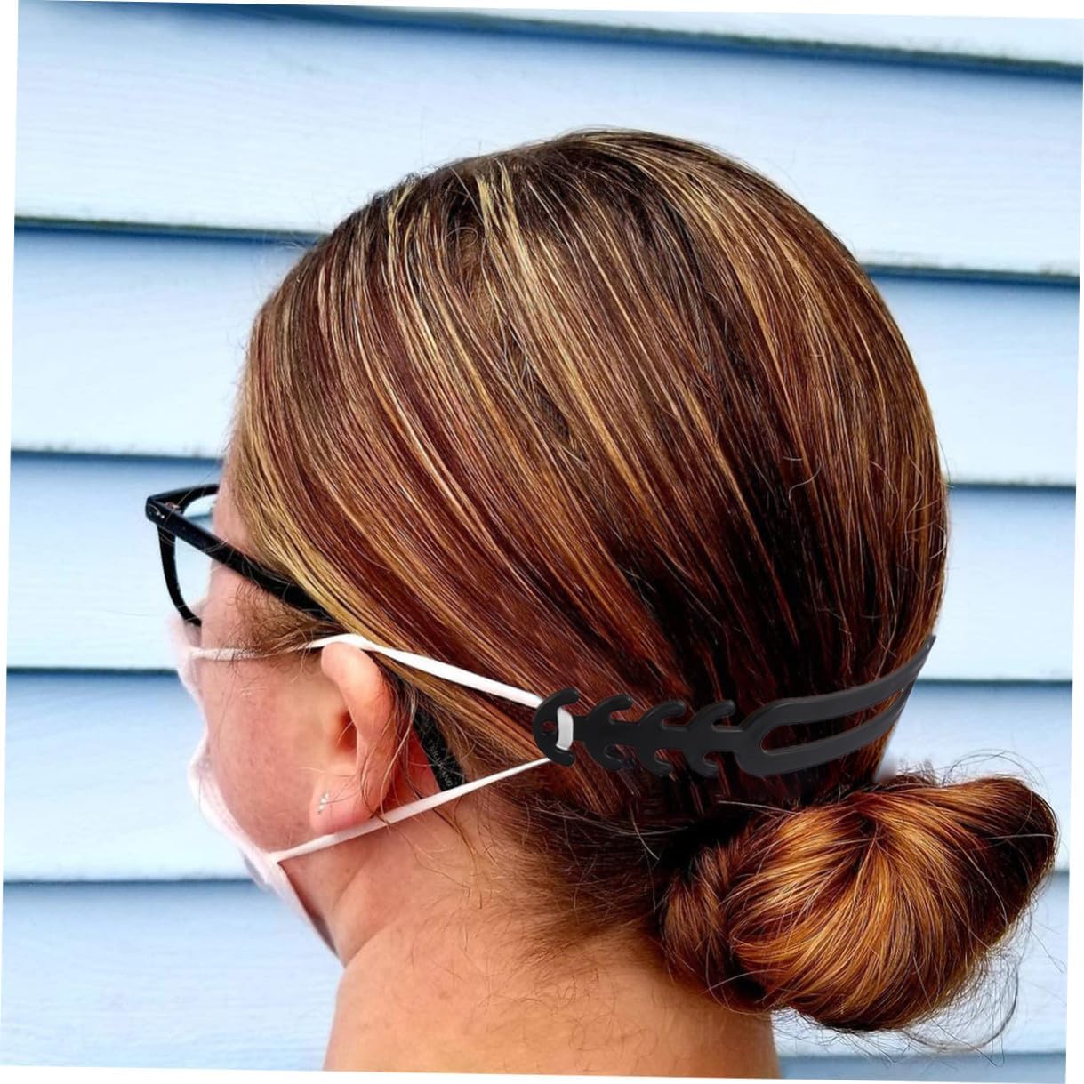 20pcs Face Mask Extension Buckles Ear Mask Hooks Soft Anti-Strain Strap Extenders for Comfortable Ear Protection and Adjustable