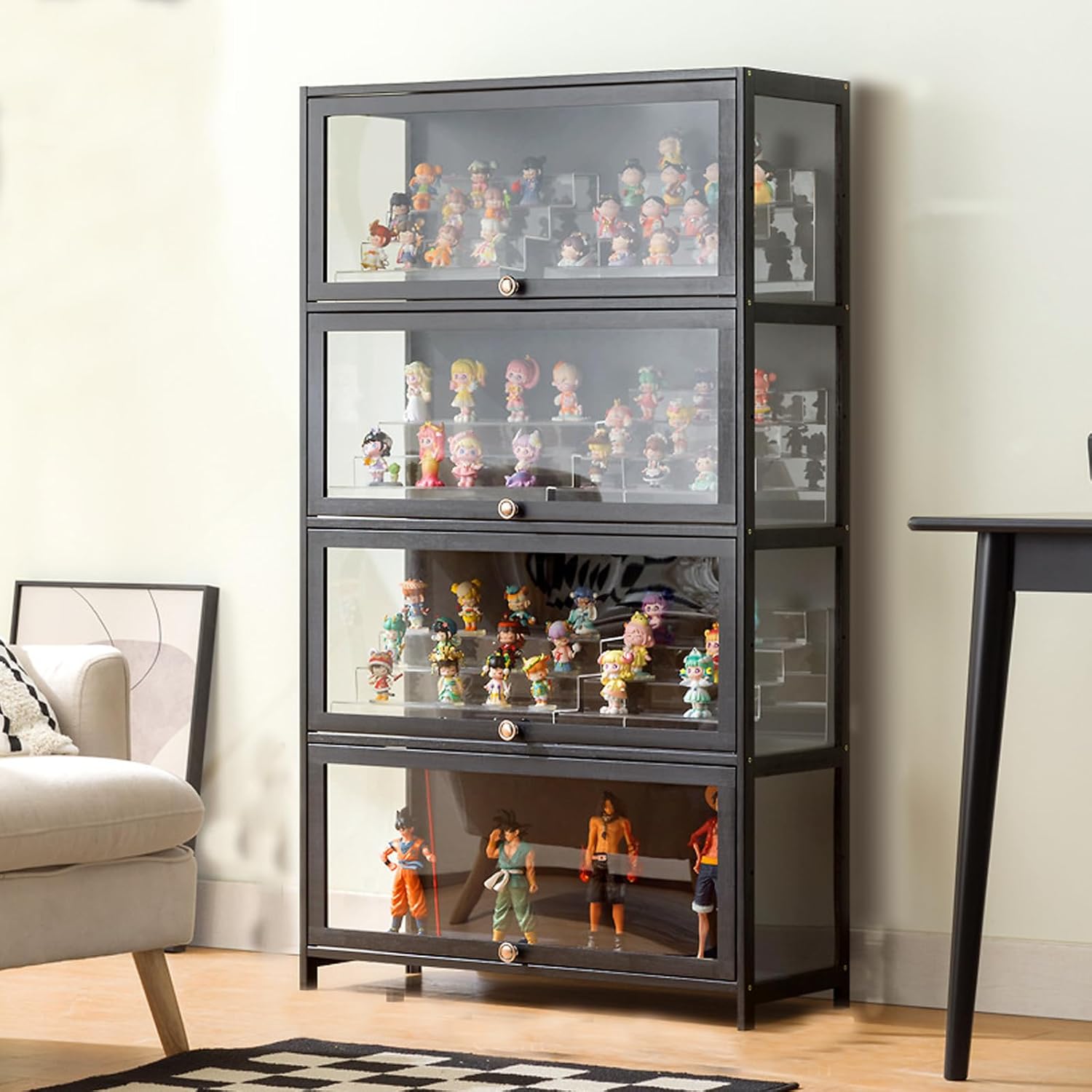 Display Case Modern Minimalist Flip Door Display