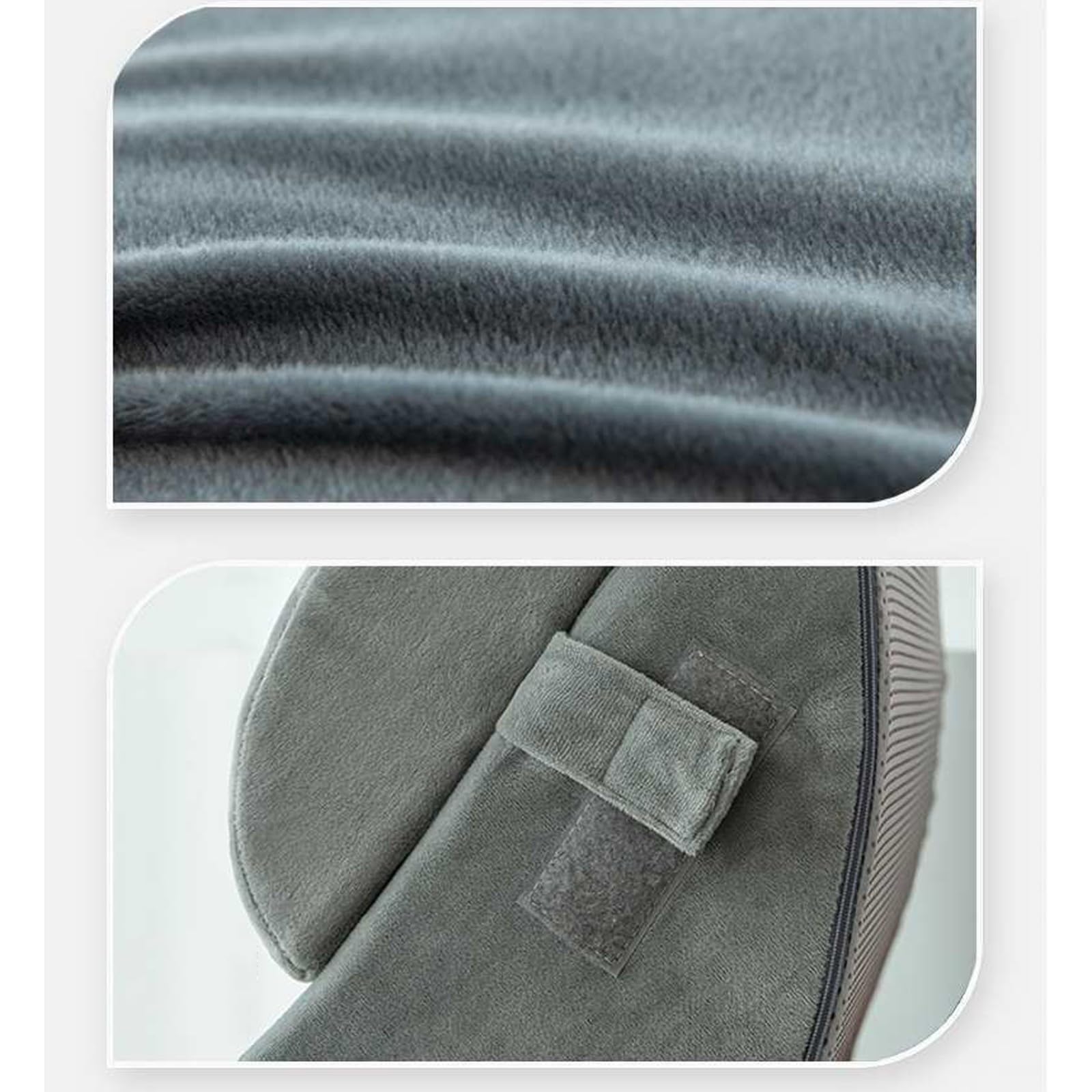 Almohada Cuña Viscoelastica 4 Piezas para Dormir,Cojin Cuña Espuma Espuma Viscoelástica para Respaldo Piernas,Espalda,Cabeza Y Cuello,Almohada De Lectura para Dormir, Leer