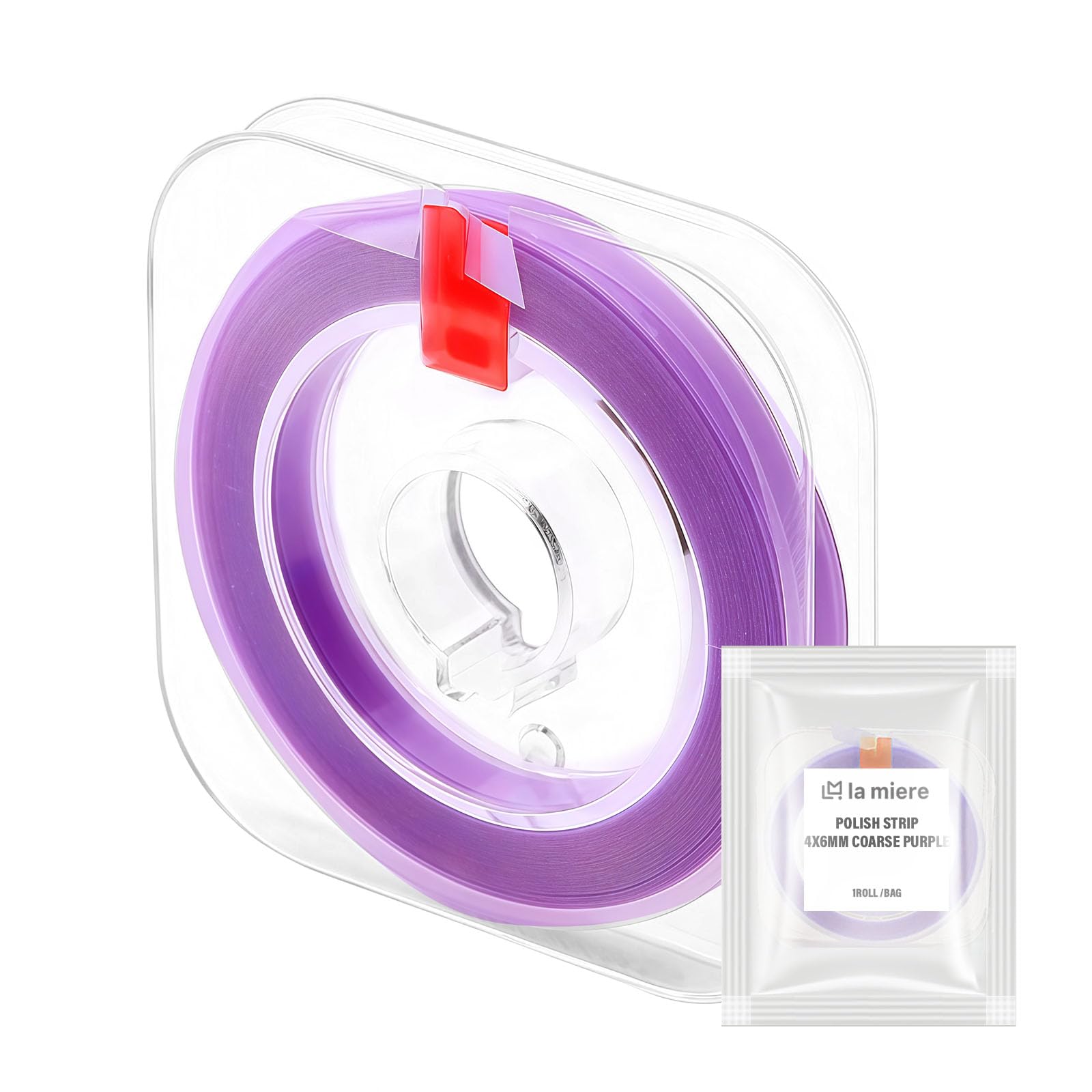 LA MIERE 4mm x 6M Tooth Polisher Dental File, for Teeth Sanding Grinding, Deep Teeth Cleaning, Tooth Polish Abrasive Strip, Oral Care Cleaning Tool(