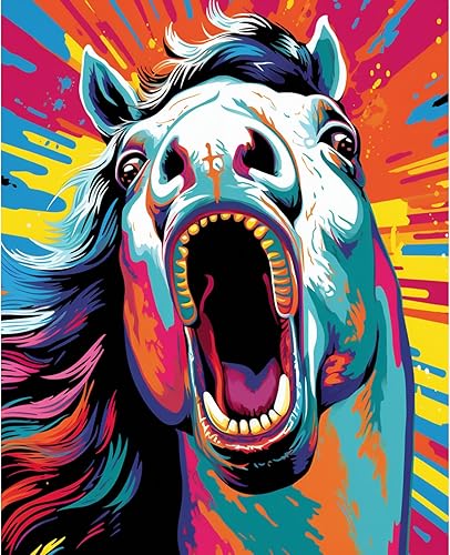 Pintura por números para adultos, pinturas acrílicas de animales por números para adultos, principiantes, niños, kit de pintura de números de disponible en Yaxa Peru