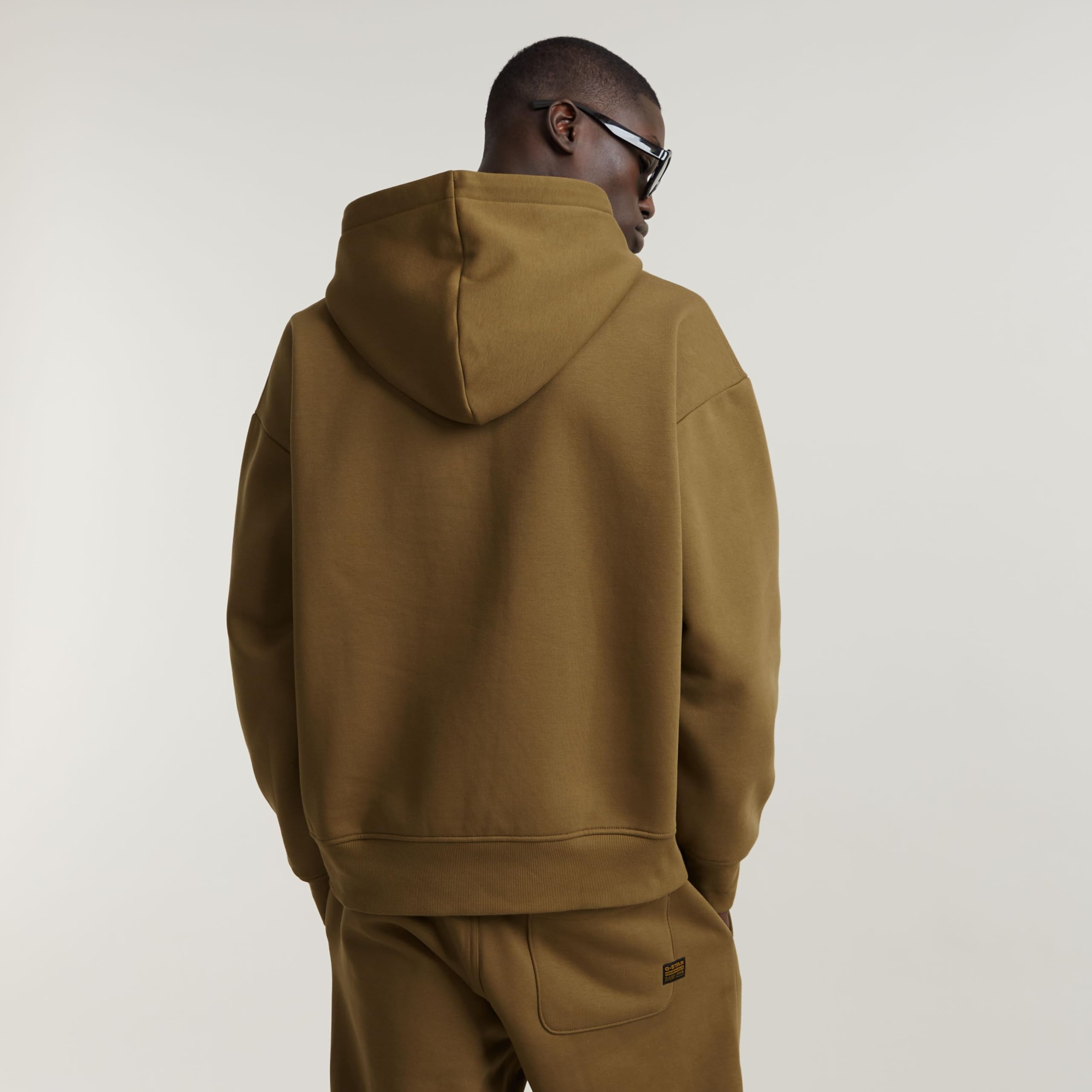 G-STAR Bluza z kapturem Mężczyźni Bluza z kapturem z nadrukiem Embro