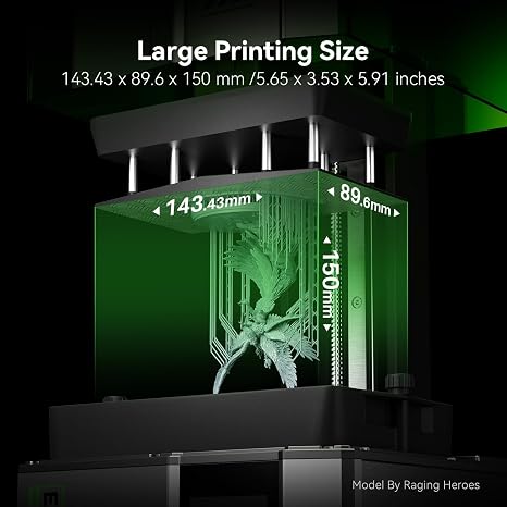 ELEGOO Mars 5 Resin 3D Printer and Standard Resin Grey 1000g