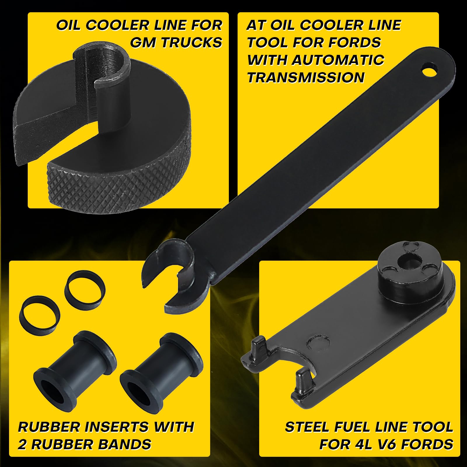 Lot de 26 outils de déconnexion de conduite de carburant | Outil de déconnexion de ligne AC, outil de retrait de conduite de carburant, kit professionnel de retrait de carburant, A/C et ligne