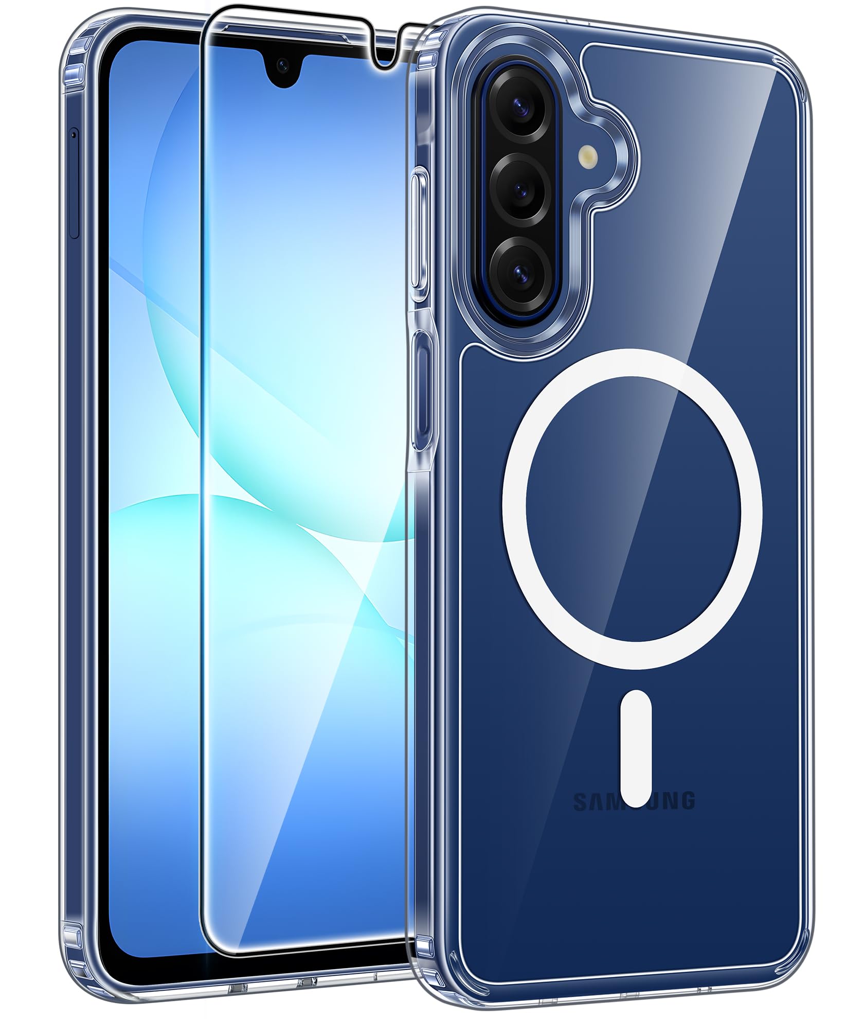 FNTCASE for Galaxy A17/A16 5G Phone Case, Fit for Magsafe, Screen Protector